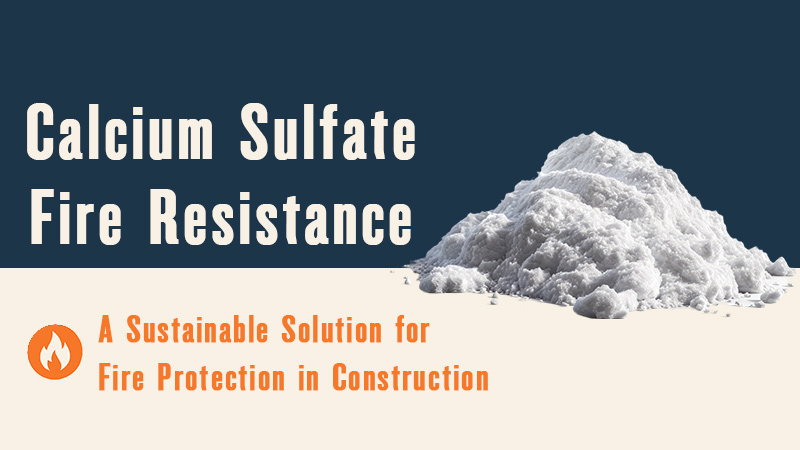 Calcium Sulfate Fire Resistance: A Sustainable Solution for Fire Protection in Construction
