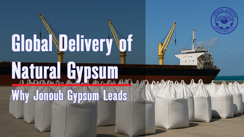 Global Delivery of Natural Gypsum: Why Jonoub Gypsum Leads