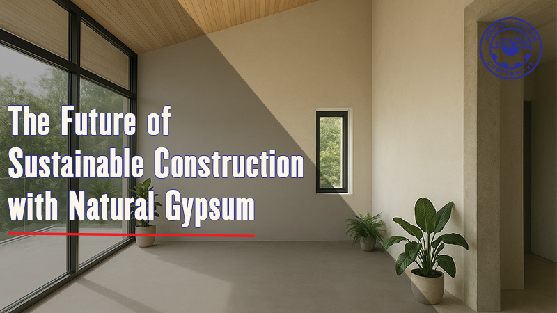 Sustainable Construction with Natural Gypsum: Building a Greener Future